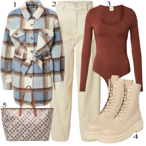 Kombinace Khaki/Béžová Paperbag Kalhoty/Mušelínové kalhoty/Kalhoty s Vysokým Pasem/Manšestrové Lacláč/Baggy Kalhoty/Tesařská kalhoty/Tradiční Kalhoty/Manšestrové Kalhoty/Boyfriend Kalhoty/Kalhoty s nášivkou uprostřed Edited