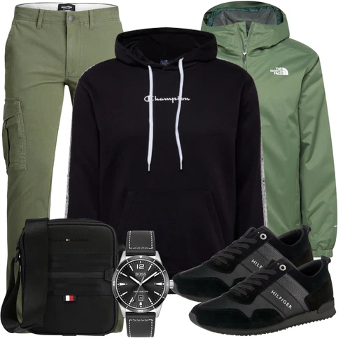 Grau/Grün Sportjacke The North Face kombinieren