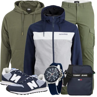 Outfit mit Schwarz Sneaker New Balance "Alltags Outfit"