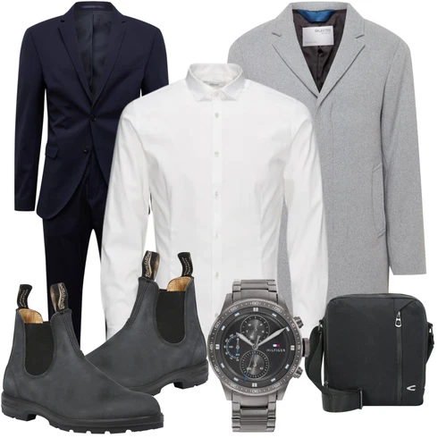 Frühling Weiß/Creme Bluse Große Größe/Business Hemd/Businesshemd/Bügelfreies Hemd/Hemdbluse Jack & Jones kombinieren
