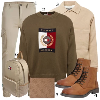 outfit mit Bež weekday "Športna oblačila"