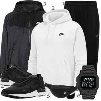 Športne Outfiti mit Črna Nike "Športna oblačila"