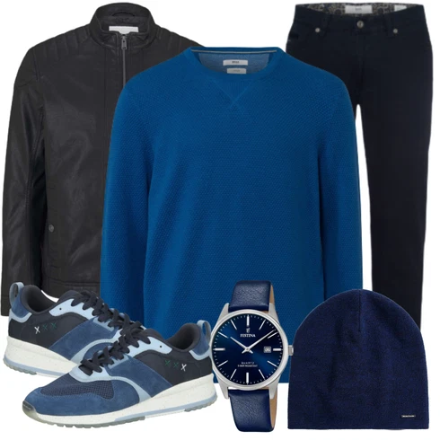 Türkis Sneaker/Leder Sneaker SCOTCH & SODA kombinieren