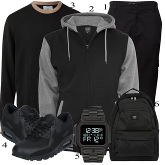 outfit mit Črna Urban Classics "Priložnostna oblačila"