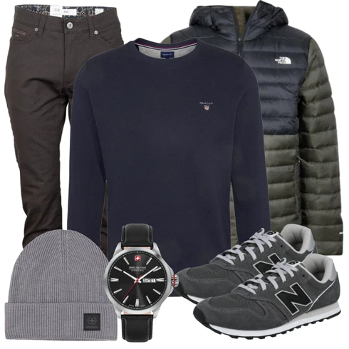Grau Accessoire Hut Strellson kombinieren