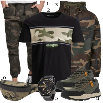 outfit mit Črna Brandit, Črna Brandit "Priložnostna oblačila"
