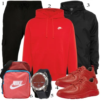 outfit mit Črna Hlača velika velikost Urban Classics, Črna Urban Classics "Priložnostna oblačila"