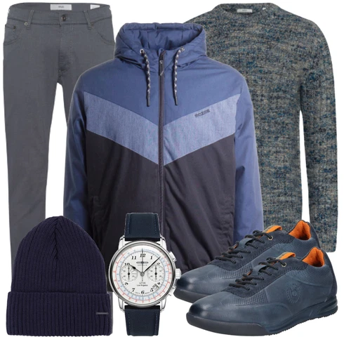Schwarz Sportschuh Bugatti kombinieren