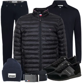 Outfit mit Schwarz Hut Drykorn "Cooles Outfit"