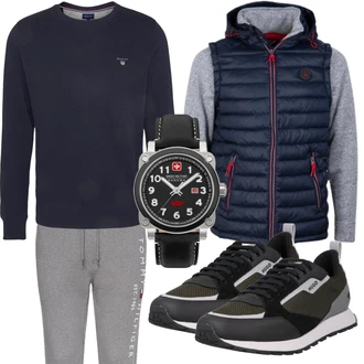 Outfit mit Sweatshirt GANT "Cooles Outfit"