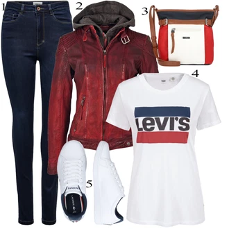 Outfit s Teniska Lacoste "Ulice Styl Outfit"