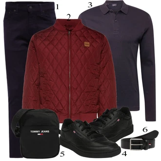 outfit mit Črna Superga Reebok Classic "Vsakdanja oblačila"