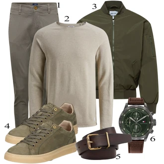 outfit mit Zelena Superga Bullboxer "Priložnostna oblačila"