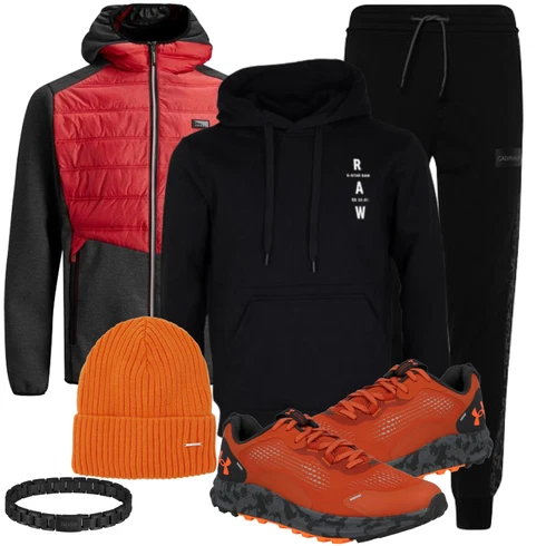 Schwarz Accessoire Schmuck Hugo kombinieren