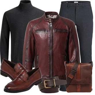 Outfit mit Lederjacke Freaky Nation "Freizeit Outfit"