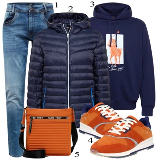 outfit mit Oranžna Superga SCOTCH & SODA "Priložnostna oblačila"