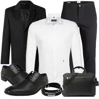 Elegant Outfit mit Schwarz/Khaki/Dunkelbraun Slim Hose/Skinny Hose/Cord Legging/Chino Hose/Cordhose/Jeggings/Stretchhose Jack & Jones "Freizeit Outfit"Look: Uni, Outdoor, Coole, Old Money, Smart Casual, Unisex, Elegant, Büro, Casual, Schlichte