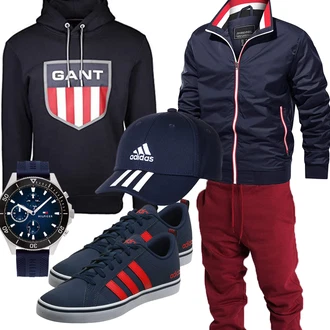 Outfit mit Schwarz Unkategorisiert GANT "Freizeit Outfit"