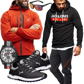 Sport Outfits mit Schwarz Unkategorisiert Puma "Freizeit Outfits"