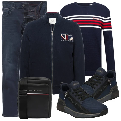 Dunkelblau/Hellblau Hose Große Größe/Cropped Jeans/Damen 7/8-Länge Jeans/Caprijeans/Thermojeans/Herren Lederjacke/Formelles Hemd/Sportschuhe/Winterjacke/Tapered-Jeans/Straight Leg Jean/Low Rise Jean Tommy Hilfiger kombinieren