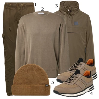 outfit mit Rjava Superga Bugatti "Priložnostna oblačila"