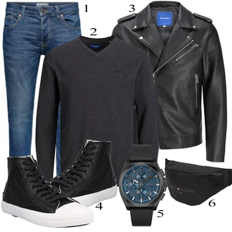 outfit mit Črna Superga Guess "Priložnostna oblačila"