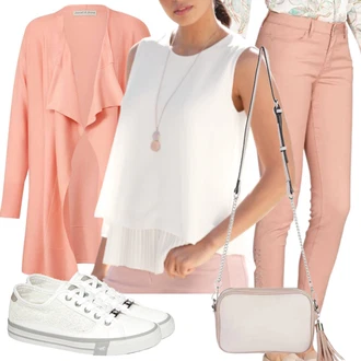 Outfit s Šedá Teniska Mustang "Cool každodenní outfit"