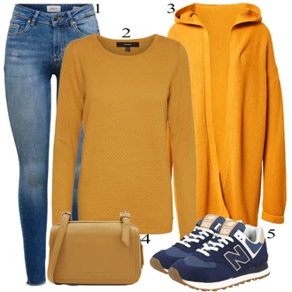 Outfit s Černá Teniska New Balance "Praktický vzhled"
