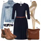 Zimske Outfiti Denim Jakne za dame image