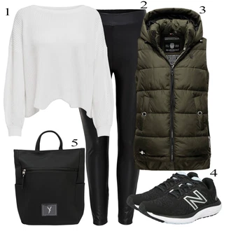 Outfit sa Crna Tenisica New Balance "Savršen za slobodno vrijeme"