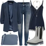Copenhagen gumene gležnjače Outfiti image