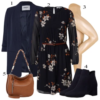 outfit mit Črna Škorenj Tamaris "Poslovna oblačila"