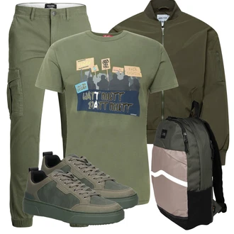 Outfit mit Schwarz Unkategorisiert Vans "Praktischer Look"