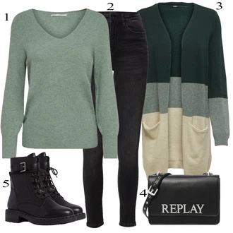 outfit mit Torba za čez ramo Replay "Oblačila za pomlad"