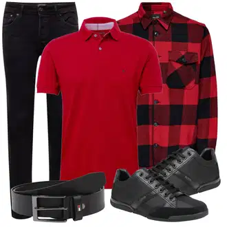70er Outfit mit Schwarz/Hellgrau/Grau/Dunkelgrau Damen 7/8-Länge Jeans/Low Rise Jean/Push up Jeans/Regular-Fit Jeans/Lederjacke/Slim Fit Jeans/Leder Schuhe/Thermojeans/Winterjacke Jack & Jones "Praktischer Look"Look: Uni, Lack, 70er, Classic, Coole, Elegant, Moderne, Old Money, Premium, Retro, Schlichte