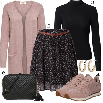 Outfit s Hnědá WODEN "Praktický vzhled"