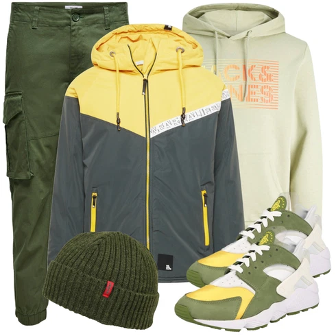 Türkis Winterjacke Alife and Kickin kombinieren