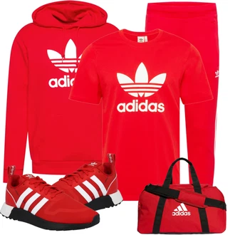 Vintage Outfit mit Rot/Dunkelrot Vintage Hoodie/Unisex Hoodie/Sport Sweatshirt/Sport Hoodie/Partner Hoodie/Hoodie/Ausgefallener Hoodie Adidas Originals "Sportliches Outfit"Look: Classic, Coole, Hip Hop, Moderne, Skater, Unisex, Vintage, Sportlich