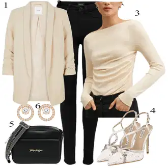 Outfit sa Crna/Tamnoplava Podstavljena Tajica/Tople Tajice/Neprozirna Tajica/Oblikovana Tajica/Sportska Tajica/Kožna Jakna/Tajice s Prorezom/Pletena Tajica/Pamučna Tajica Only "Outfit za svaki dan"