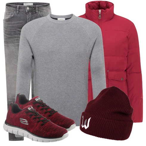 Rot Sommerjacke kombinieren