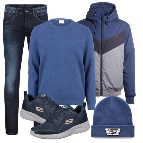 Grau Jeans/Schlaghose MAC kombinieren