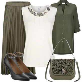 Outfit s ?erná Bota Na Podpatku "Elegantní vzhled"