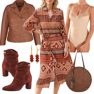 Outfit s Červená Kozačka MARCO TOZZI "Jarní outfit"