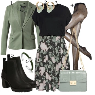 Ležérní outfity s Černá Kotníková Bota s Podšívkou/Chelsea Boty/Kožená kotníková bota/Gumová Kotníková Bota/Kožená bunda Only "Cool každodenní outfit"