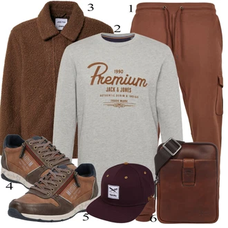 outfit mit Rdeča Urban Classics "Vsakdanja oblačila"