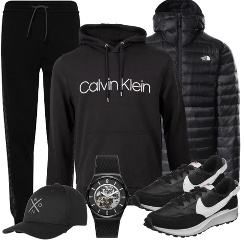 Schwarz Uhr Skagen kombinieren