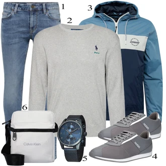 outfit mit Modra Hlače "Priložnostna oblačila"