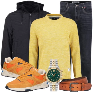 Outfit mit Schwarz Tom Tailor Denim "Alltags Outfit"