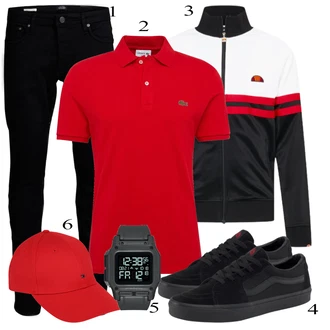 outfit mit Črna Superga Vans "Vsakdanja oblačila"
