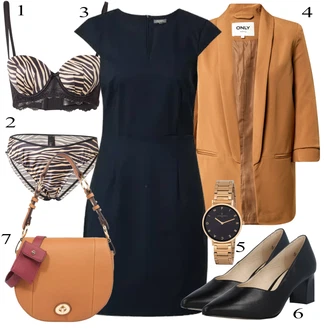 Outfit sa Crna Obuća Caprice "Elegantan zimski outfit"